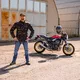Pánské moto jeansy BOS Micas - Gray