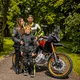 Dětská rostoucí moto bunda W-TEC Pinapoco - černá-fluo