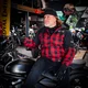 Softshellová moto bunda W-TEC Black Heart Rozzer - červeno-černá