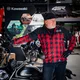Softshellová moto bunda W-TEC Black Heart Rozzer - červeno-černá