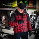 Softshellová moto bunda W-TEC Black Heart Rozzer - červeno-černá