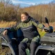 Pánská softshellová moto bunda W-TEC Annorack - khaki-černá