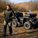 Pánská softshellová moto bunda W-TEC Annorack - khaki-černá