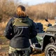 Pánská softshellová moto bunda W-TEC Annorack - khaki-černá