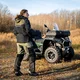 Pánská softshellová moto bunda W-TEC Annorack - khaki-černá