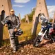 Moto kalhoty W-TEC Smackton - černo-šedo-oranžová
