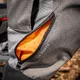 Moto kalhoty W-TEC Smackton - černo-šedo-oranžová