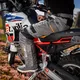 Moto kalhoty W-TEC Smackton - černo-šedo-oranžová