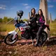 Dámská letní moto bunda W-TEC Martix Lady - černo-růžová