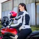 Dámská letní textilní moto bunda BOS Aylin - Silver Grey