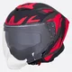 Moto přilba W-TEC Voltik Graphic - Red - Red