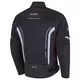 Letní pánská moto bunda W-TEC Mirelio - černá-fluo