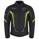 Letní pánská moto bunda W-TEC Mirelio - černá-fluo