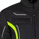Letní pánská moto bunda W-TEC Mirelio - černá-fluo