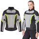 Letní dámská moto bunda W-TEC Mirelia - černo-šedo-fluo