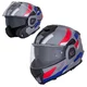 Překlopná moto přilba W-TEC Zoroz P/J - 2.jakost - Metallic Grey