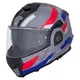 Překlopná moto přilba W-TEC Zoroz P/J - 2.jakost - Metallic Grey