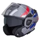 Překlopná moto přilba W-TEC Zoroz P/J - 2.jakost - Metallic Grey