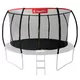 Ochranná síť bez tyčí pro trampolínu inSPORTline Flea PRO 430 cm - rozbaleno