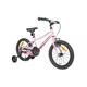 Dětské kolo Galaxy Mira 16" 9.0 - rozbaleno - stříbrná