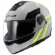 Výklopná přilba LS2 FF908 Strobe II Autox Grey H-V Yellow - 2.jakost