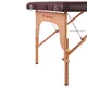 Masážní lehátko inSPORTline Taisage 186x70x62-84 cm 2-dílné dřevěné