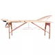 Masérské lehátko inSPORTline Japane 195x70x62-84 cm 3-dílné dřevěné