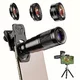 Sada Apexel 4v1 - teleobjektivy 22x s tripod stativem