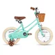 Dětské kolo Joystar Retro 14" s košíkem • 92-120 cm - mentolová