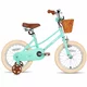 Dětské kolo Joystar Retro 16" s košíkem • 104-135 cm - mentolová - mentolová