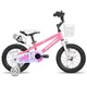 Dětské kolo Joystar Pluto 14" • 92-120 cm - fialová - růžová