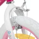 Dětské kolo Joystar Angel 14" s košíkem a kolečky • 91-119 cm - modrá