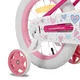 Dětské kolo Joystar Angel 14" s košíkem a kolečky • 91-119 cm - modrá