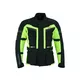 Pánská touringová moto bunda BOS Maximum - Gray - Neon