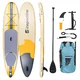 Paddleboard s příslušenstvím inSPORTline WaveTrip 11'6" G3 • 320l • do 160kg - žlutá - žlutá