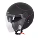 Přilba na skútr W-TEC Vernante - Glossy White - Rosanero