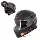 Výklopná přilba W-TEC Venero - Magic Matt Black - Glossy Black-Gold