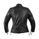 Dámská kožená bunda W-TEC Mantura - tmavě kávová