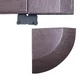 Zátěžová podložka inSPORTline Luxteko Waffle 100x100x2 cm - dřevo