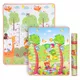 Rolovatelná dětská podložka inSPORTline Lhotino 150x180x1,5 cm - Puzzle/Moře