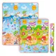 Rolovatelná dětská podložka inSPORTline Lhotino 150x180x1,5 cm - Puzzle/Moře