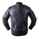 Kožená moto bunda W-TEC Valebravo - 2.jakost - černá