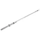Vzpěračská tyč inSPORTline Welenorty 220cm/30mm • rovná • se závitem a objímkami