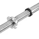 Vzpěračská tyč inSPORTline Welenorty 220cm/30mm • rovná • se závitem a objímkami