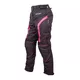 Dámské moto kalhoty W-TEC Durmanes Lady - rozbaleno - černo-růžová