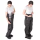 Kompresní masážní systém inSPORTline Compisimo s kompresními unisex kalhotami - 6 překrývajících se komor