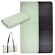 Skládací podložka na cvičení inSPORTline Misette 180x61x0,8 cm - modro-černá - matcha zeleno-černá
