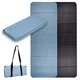Skládací podložka na cvičení inSPORTline Misette 180x61x0,8 cm - modro-černá - modro-černá