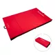 Skládací gymnastická žíněnka inSPORTline Kvadfold 200x120x5 cm - hnědá - červená