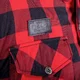 Moto košile W-TEC Black Heart Rattlesneak - zeleno-černá kostkovaná